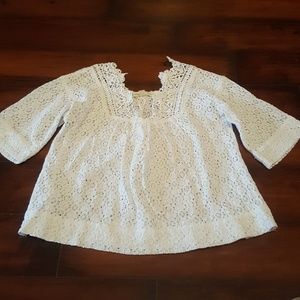 Staring at Stars lace and crochet top